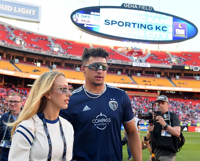 IN PHOTOS: Patrick Mahomes, Travis Kelce and other Chiefs stars cheer on as KC Current clinches Women's Cup