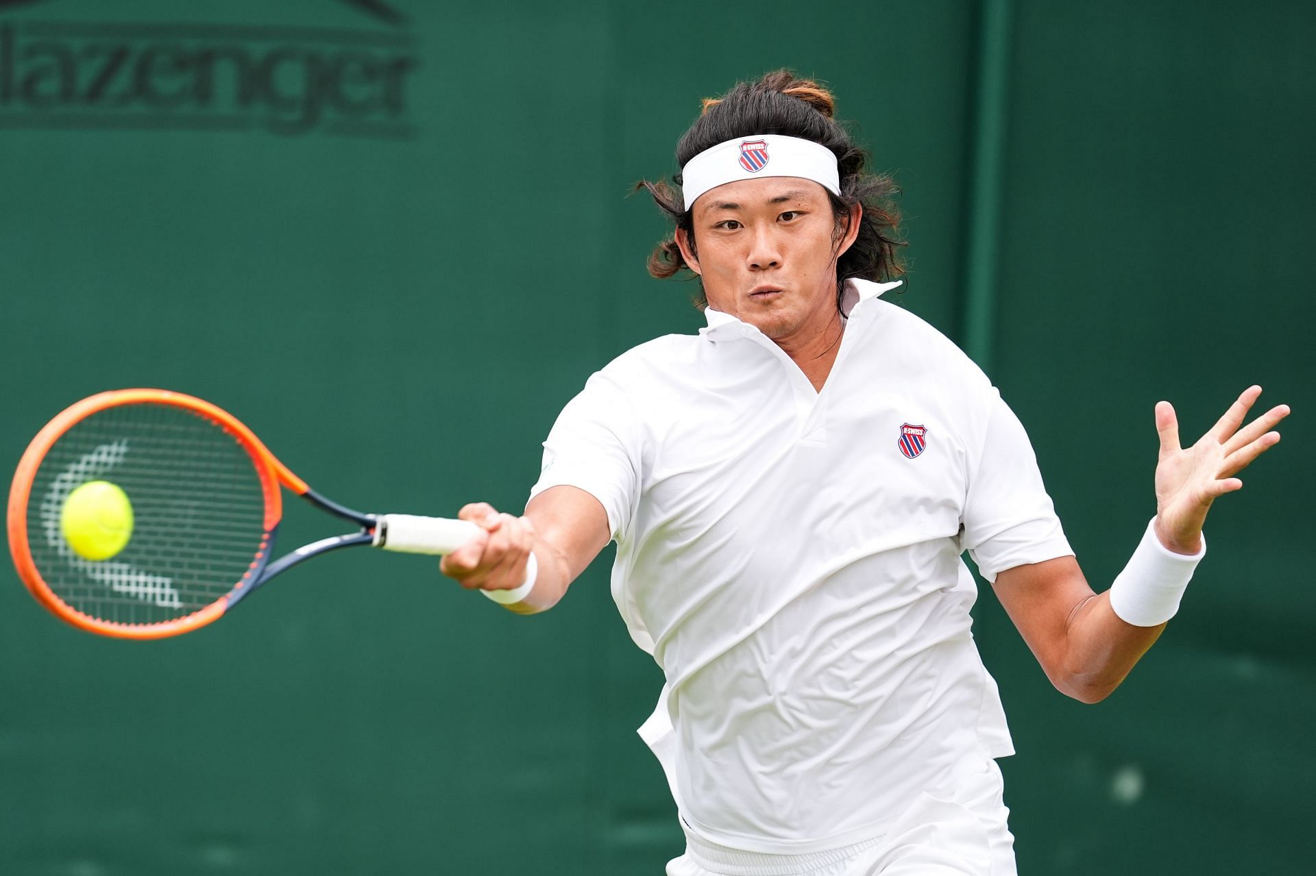 Zhang Zhizhen at Wimbledon 2024. (Photo: Getty)