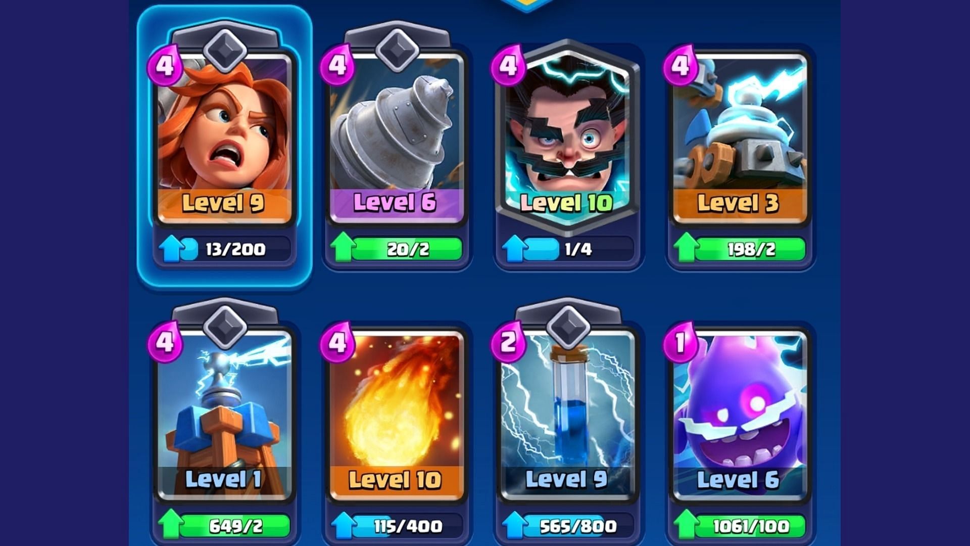 Valkyrie can survive Fire Ball, unlike Electro Wizard (Image via Supercell)