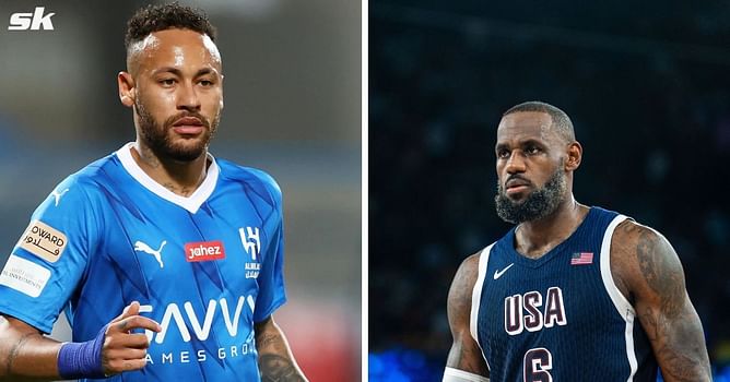 Neymar Jr reacts on social media as LeBron James mimics his celebration after gold medal win at 2024 Olympics