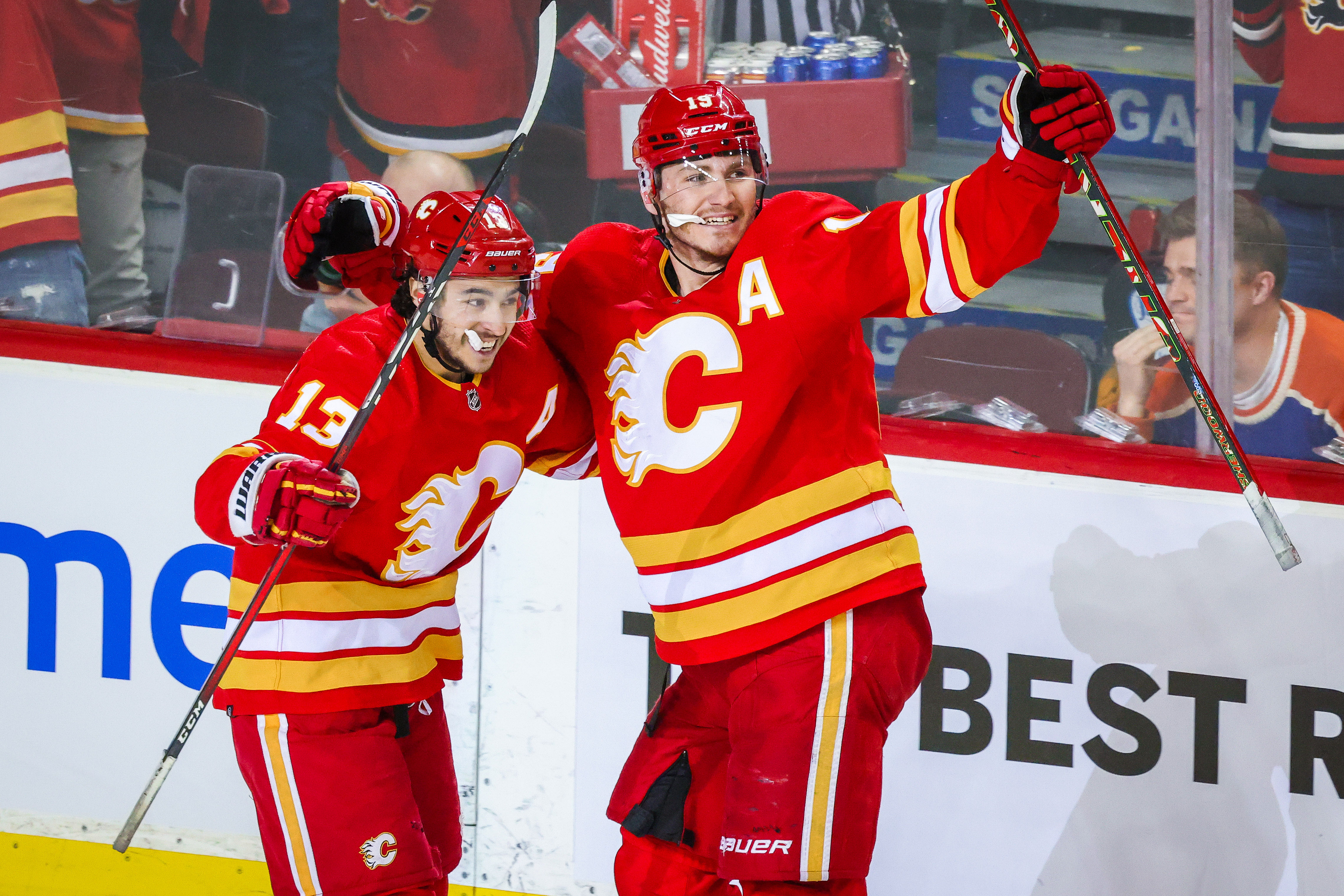 NHL: Stanley Cup Playoffs-Edmonton Oilers at Calgary Flames - Source: Imagn