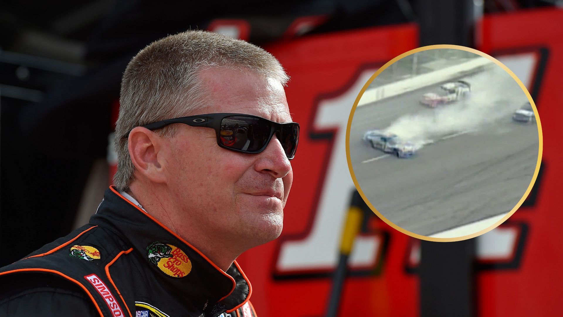 Jeff Burton won with a broken car