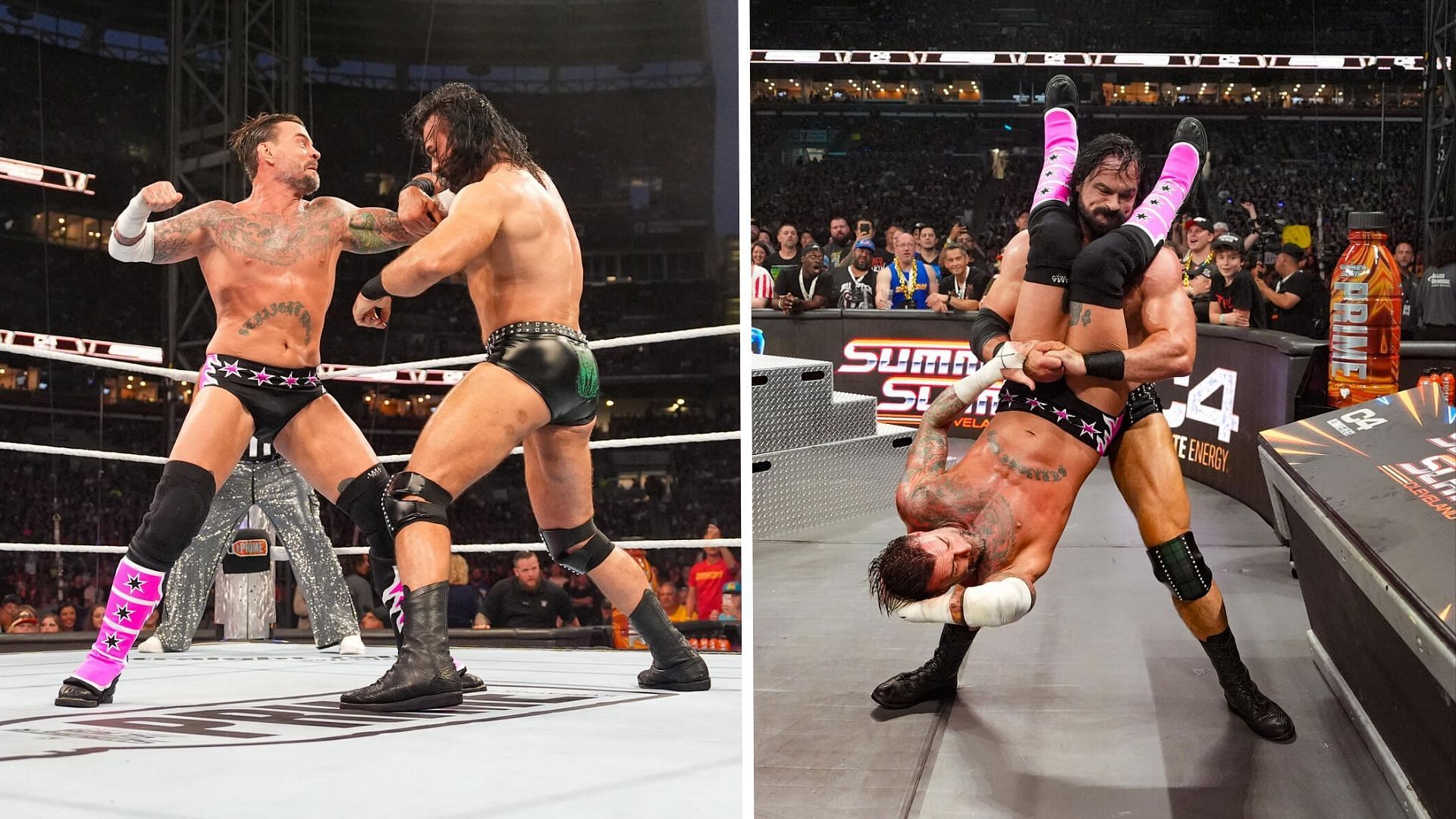CM Punk and Drew McIntyre finally clashed at WWE SummerSlam [Image Credit: WWE.com]