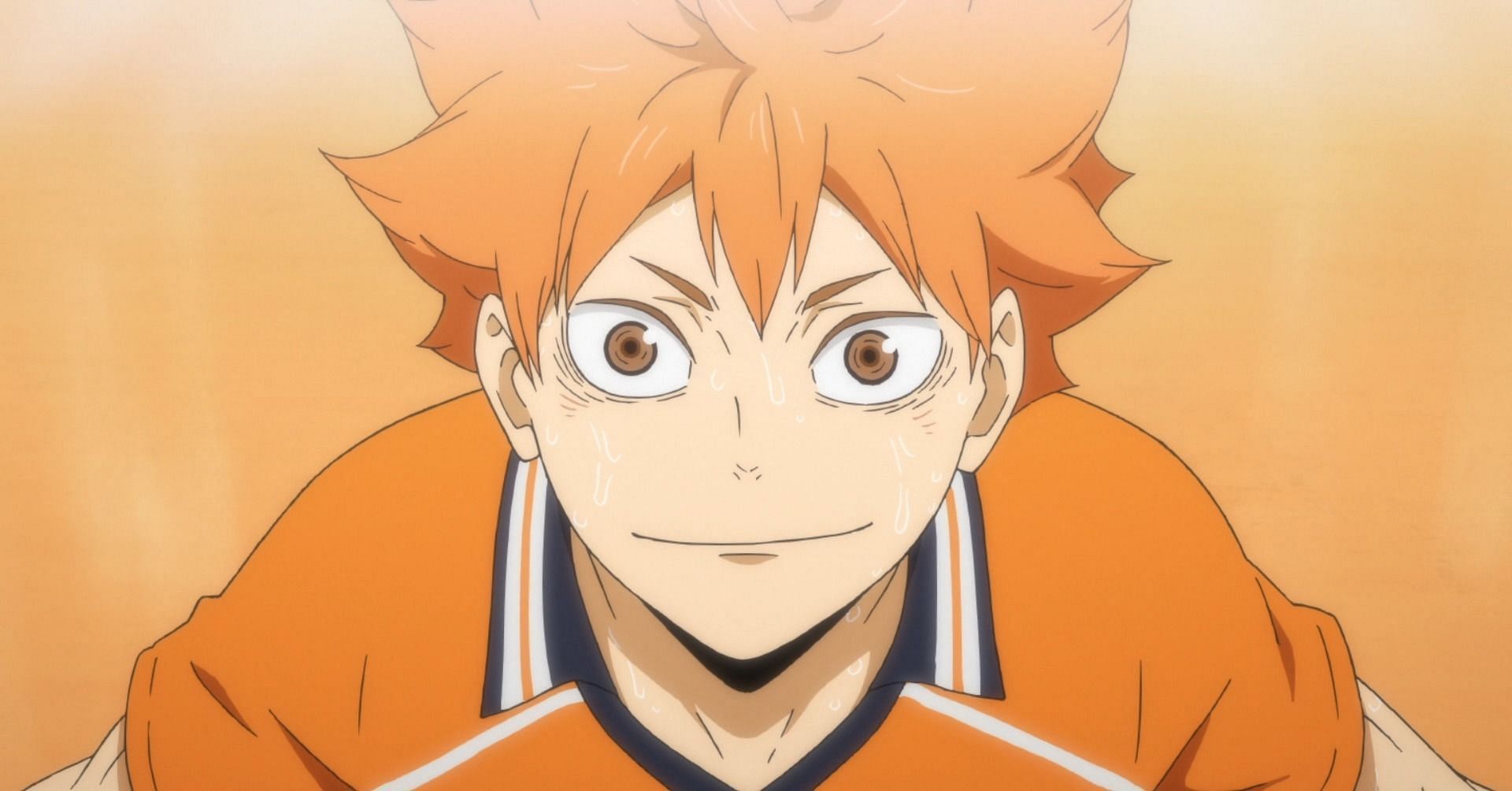 Hinata Shoyo as seen in Haikyuu!! anime (Image via Production I.G)