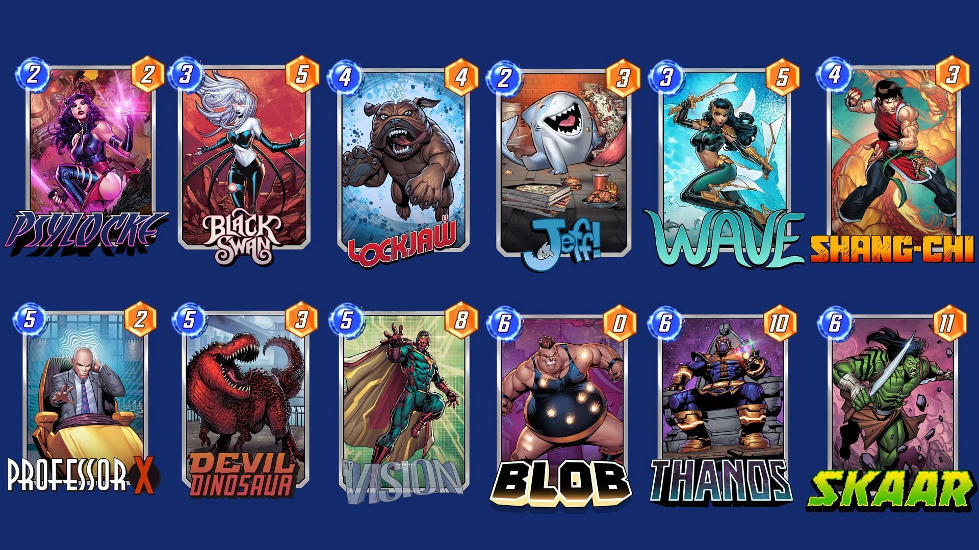 Ultimate Black Swan deck in Marvel Snap (Image via Nuverse)