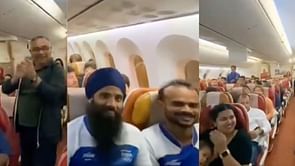 [Watch] Indian hockey team receives special in-flight gesture from Air India on their journey back from Paris Olympics 2024