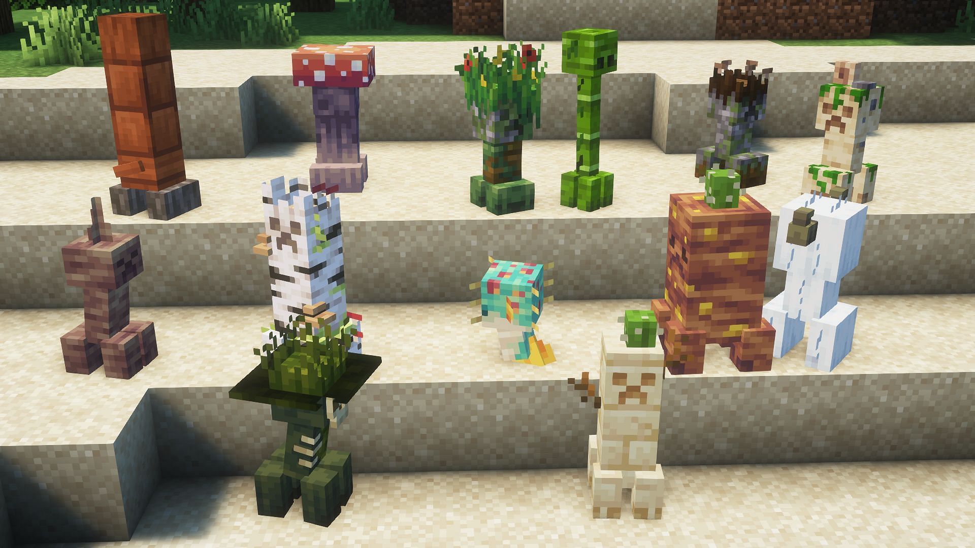 There are tons of fan-made creeper variants to pull inspiration from (Image via Mojang)