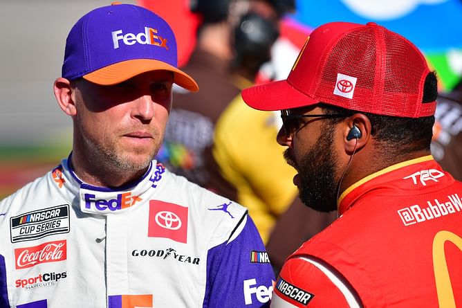 "I had an altercation with Bubba Wallace" - Denny Hamlin reveals little-known motorhome dispute with 23XI driver