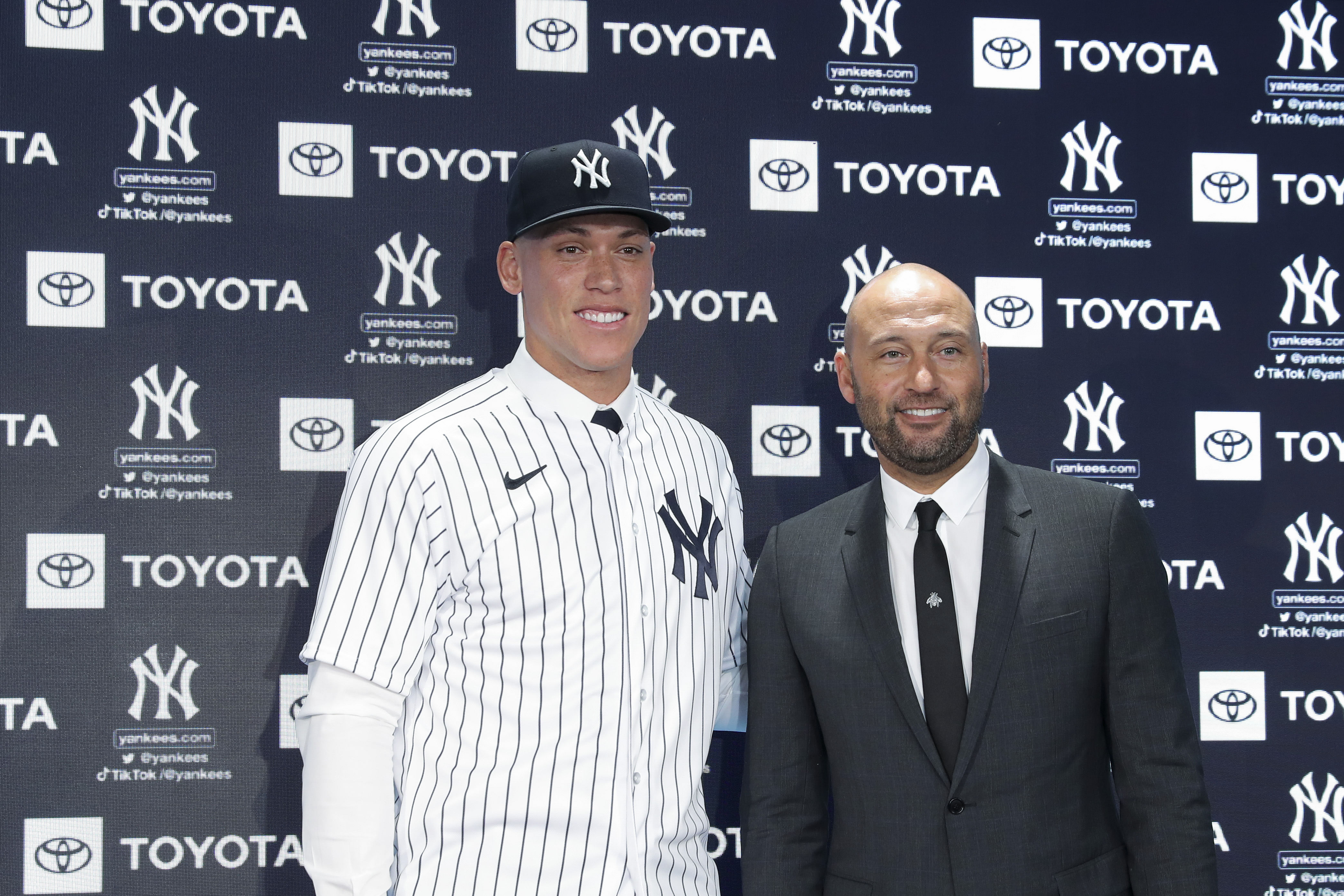 Aaron Judge is excited about Old-Timers&#039; Day at Yankee Stadium. (Photo Credit: IMAGN)