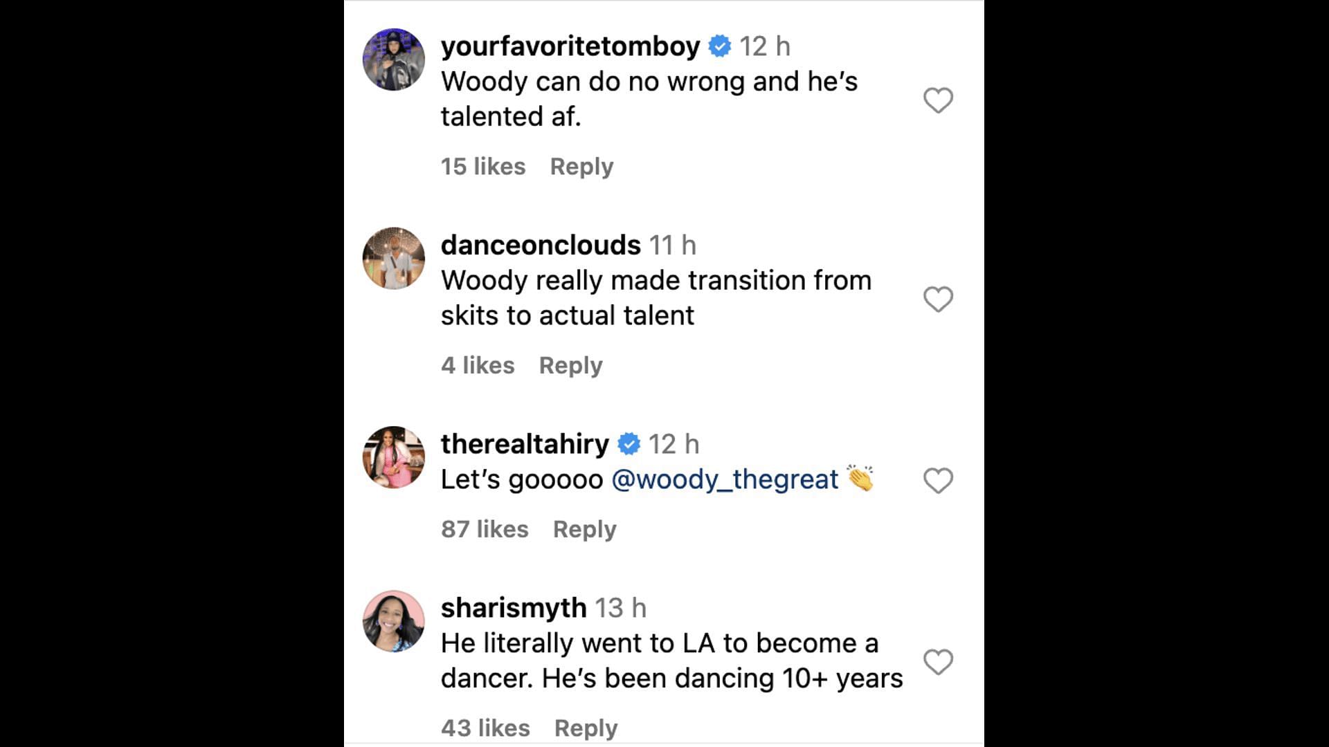 Social media users appreciate Woody&#039;s dance in Yolanda&#039;s new track&#039;s music video: Reactions explored. (Image via The Shade Room/ Instagram)