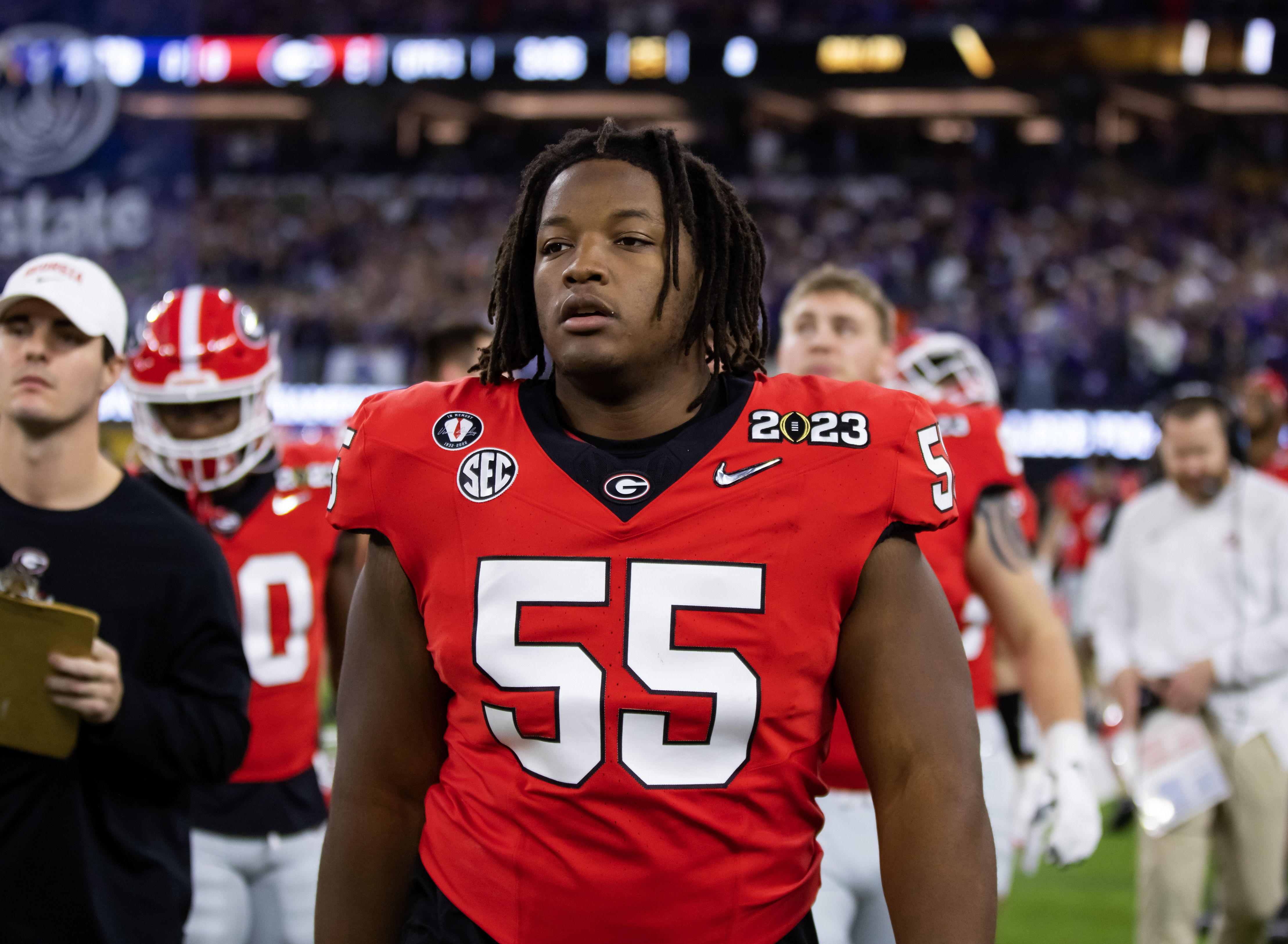 Georgia Bulldogs OL Jared Wilson (Image source: Imagn)