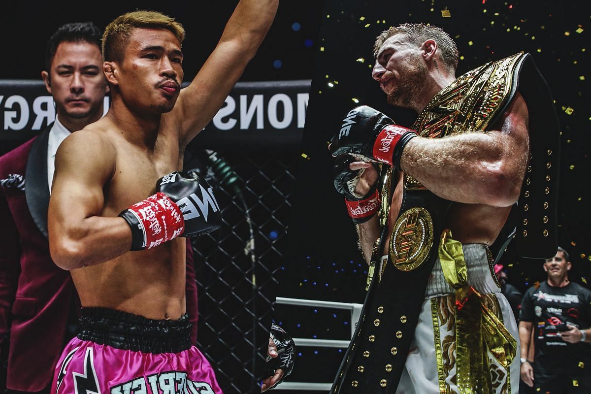 Superlek (L) and Jonathan Haggerty (R) | Image by ONE Championship