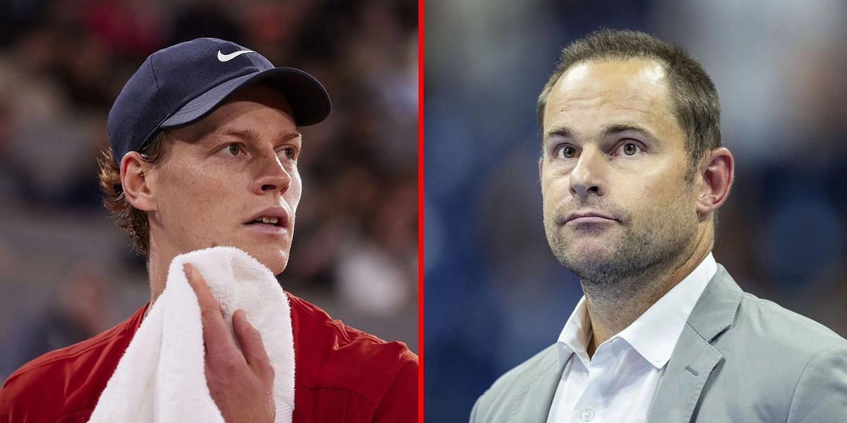 Jannik Sinner (L), Andy Roddick (R) (Images: All via Getty)