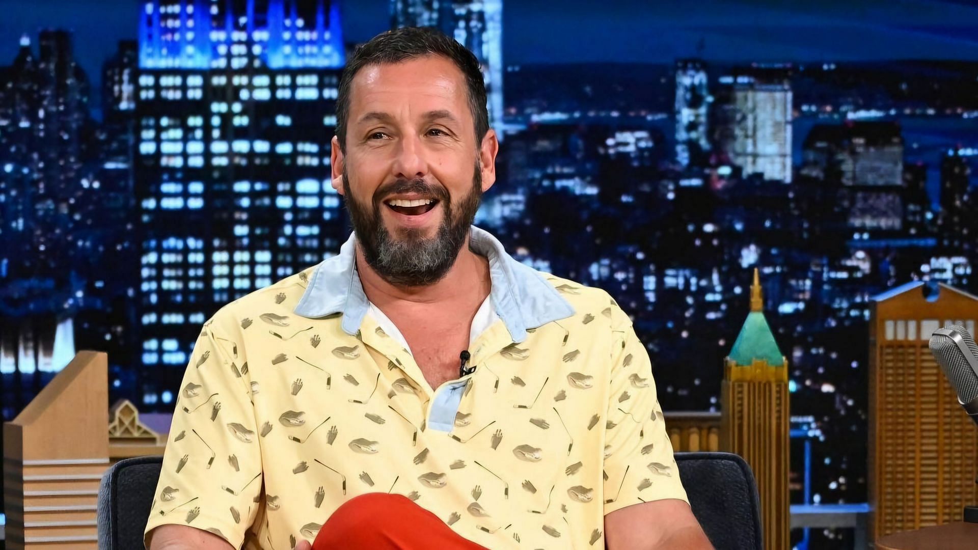 Adam Sandler on The Tonight Show speaking about Happy Gilmore 2