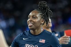 Watch: Chelsea Gray gets special surprise from wife Tipesa and baby Lennox courtesy of Adidas
