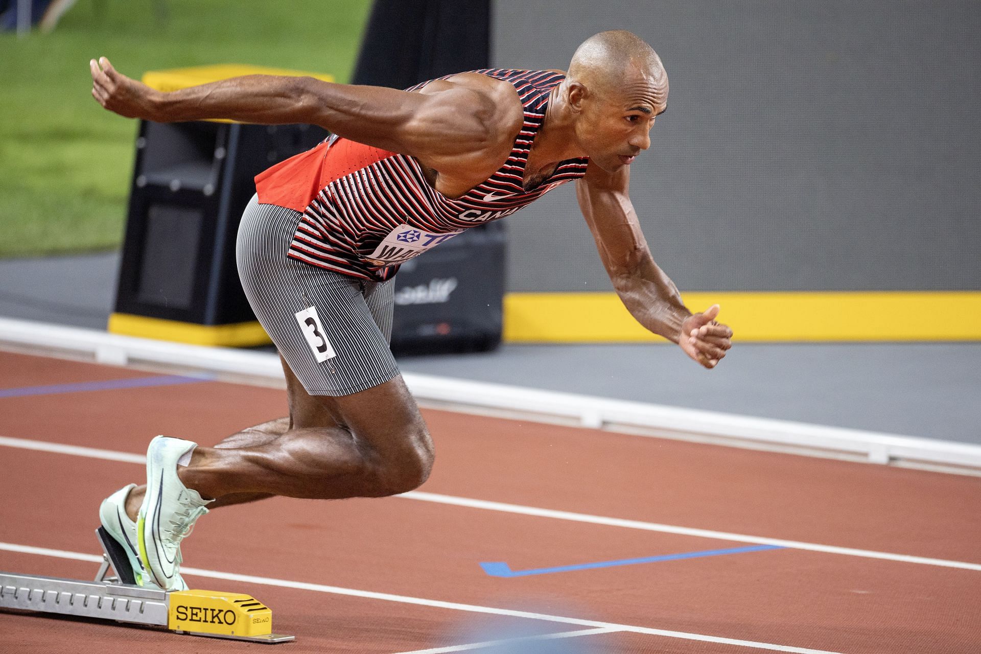 Damian Warner at the 2023 World Athletics Championships in Hungary- Getty Images