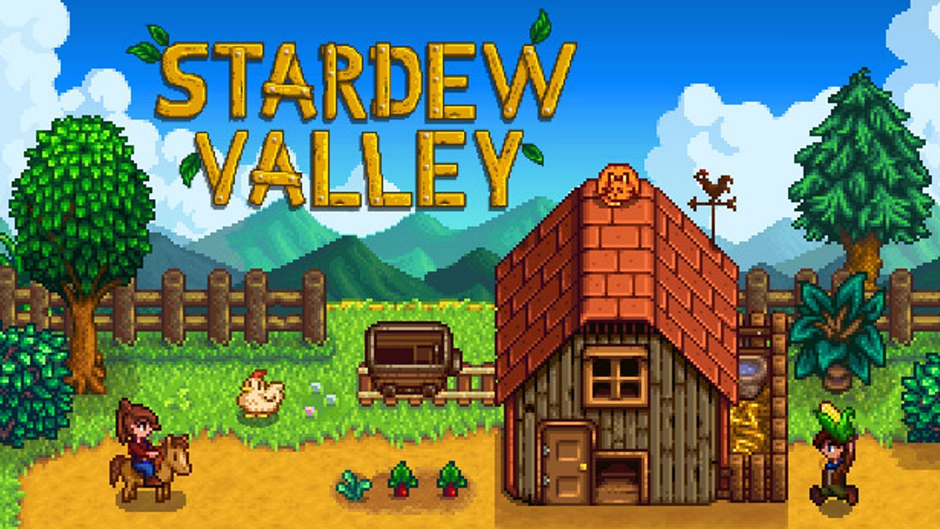 Stardew Valley is a video game that features pixelated graphics (Image via ConcernedApe)