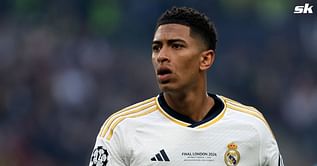Jude Bellingham reacts on social media as he poses in Real Madrid’s latest kit for the 2024-25 season