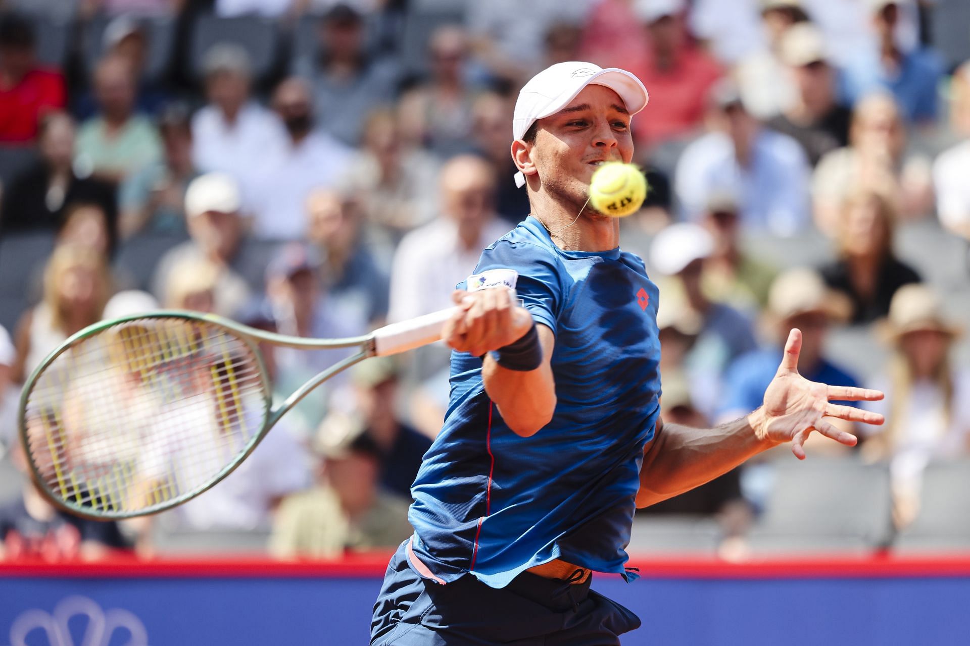 Luciano Darderi at the Hamburg European Open. (Photo: Getty)