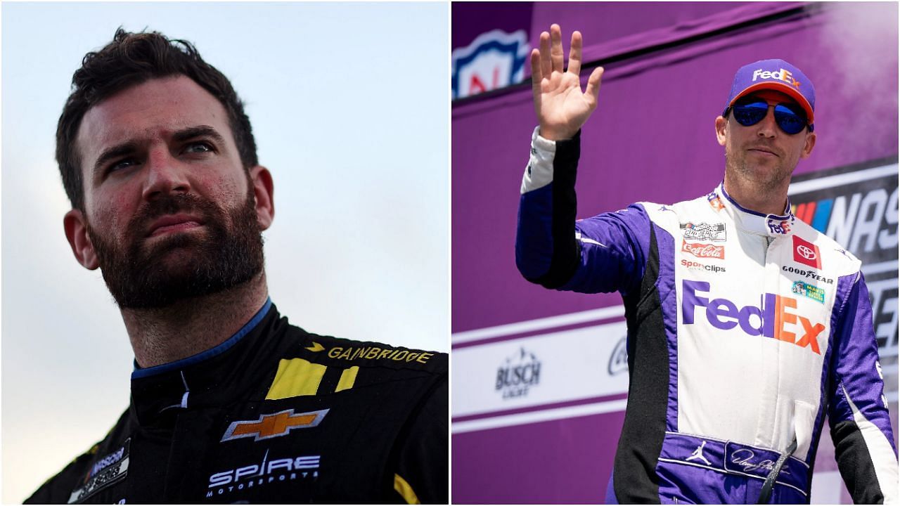 JGR driver Denny Hamlin suggests that Corey LaJoie should move to NASCAR