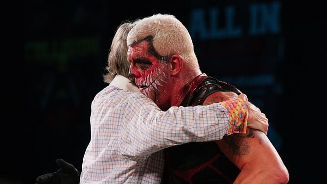 AEW star Dustin Rhodes shares a message for WWE Hall of Famer after major title win