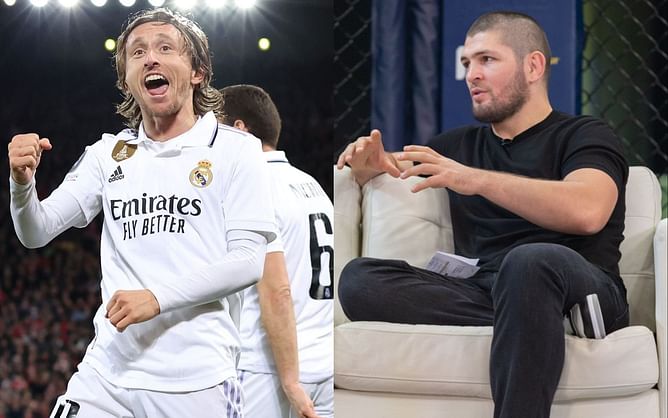 Khabib Nurmagomedov reacts to Real Madrid legend Luka Modrić's historic feat