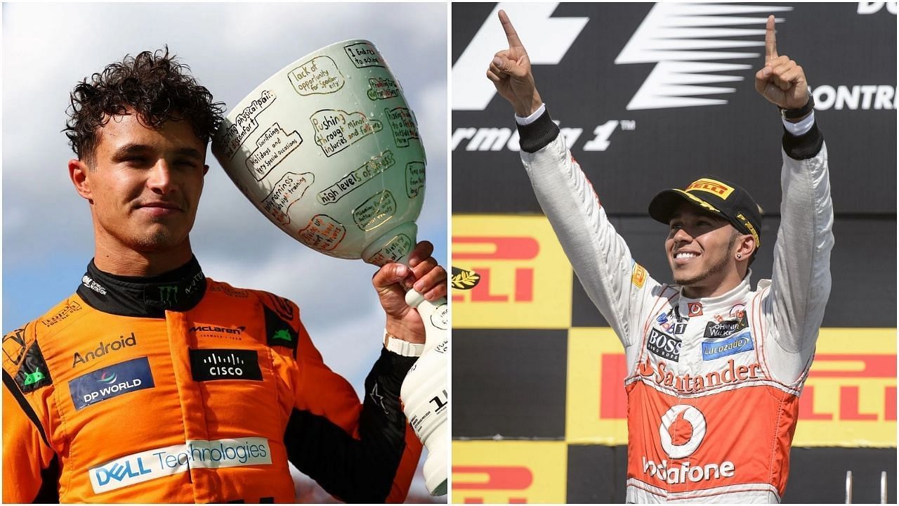 Lando Norris becomes first driver since Lewis Hamilton in 2012 to achieve a major milestone (Images from Getty Images)