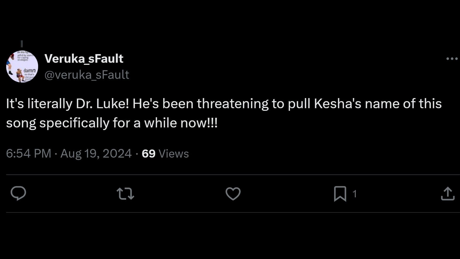 Fans thought that Dr. Luke was behind the incident (Image via X/@PopCrave)