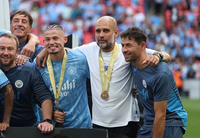 “They are dangerous to control” - Guardiola praises 3 Manchester United stars despite Manchester City winning Community Shield