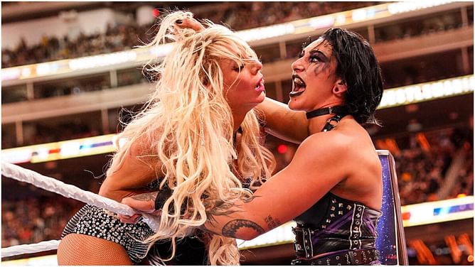 WWE: Rhea Ripley shares the story behind her "cheeky" tattoo, a nod to her rivalry with Charlotte Flair