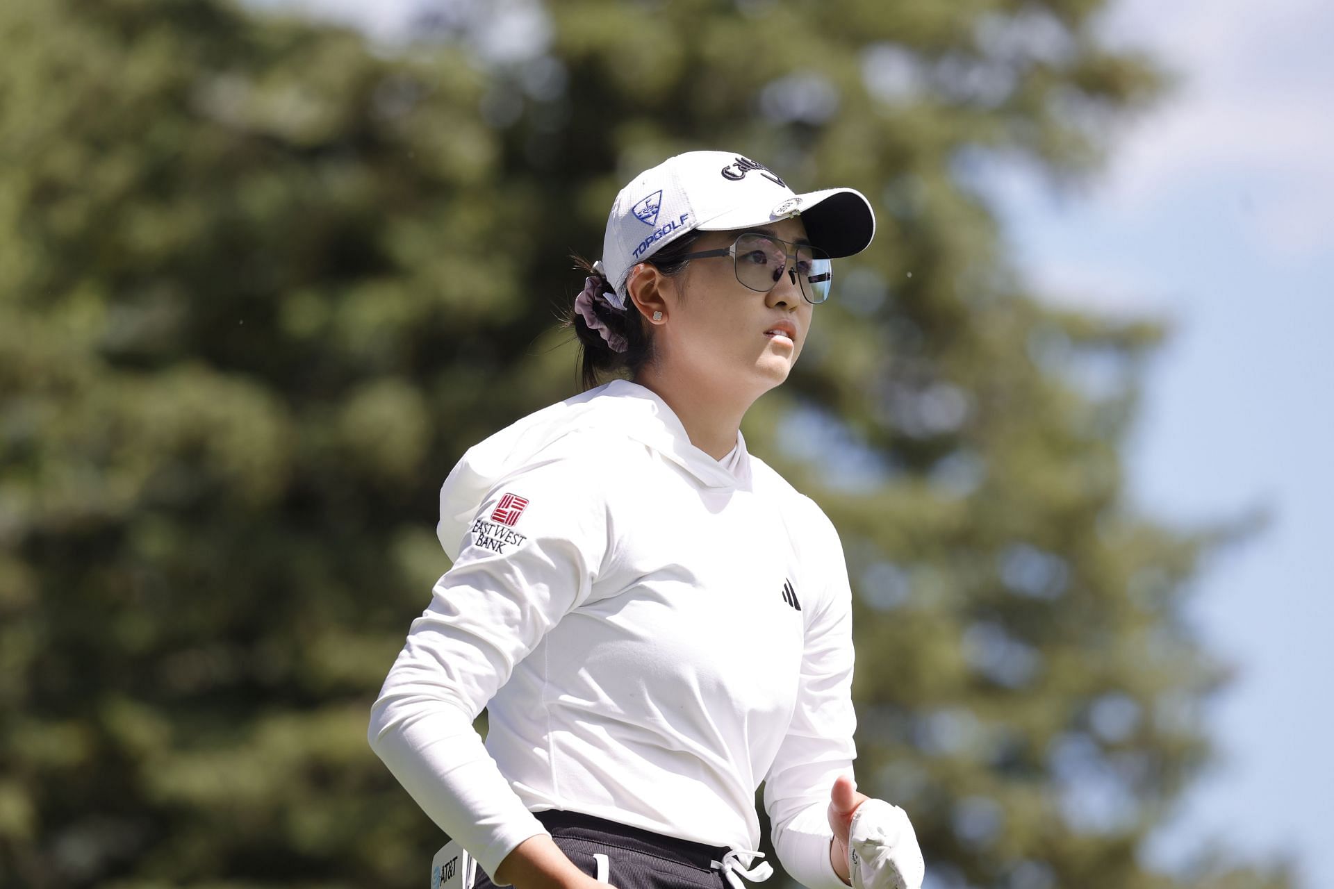 WATCH Rose Zhang encounters disastrous bunker at 2024 AIG Women's Open