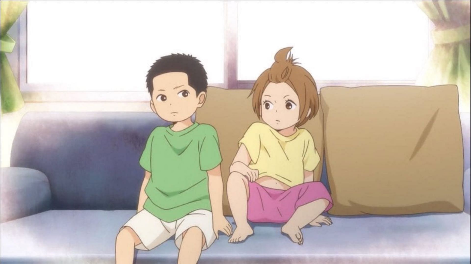 Chizuru and Ryu as seen in childhood (Image via Production I.G)