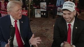Donald Trump talks to Adin Ross about his favorite UFC fighter and praises Dana White on Kick stream