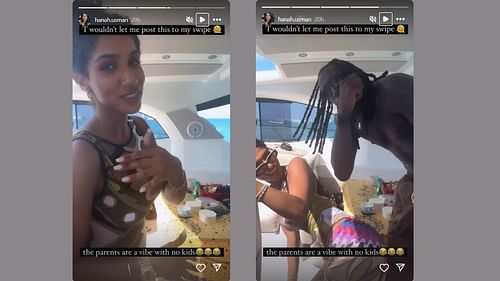 Taurean Prince and Wife vibe to Travis Scott sicko mode. (Credits: @hanah.usman/Instagram)