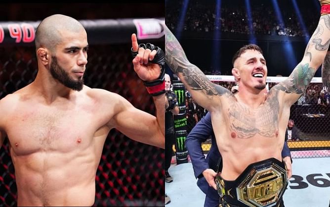 Muhammad Mokaev reacts to Tom Aspinall's thoughts on his release from the promotion