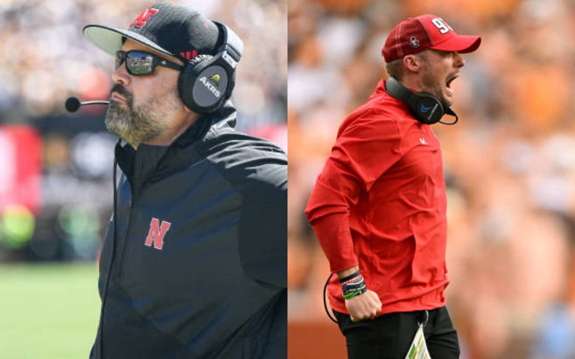 Matt Rhule (left); Scotty Walden (right)