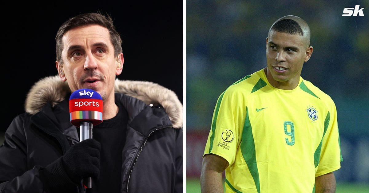 Gary Neville compared the former Arsenal striker to Ronaldo Nazario (Image - Getty)