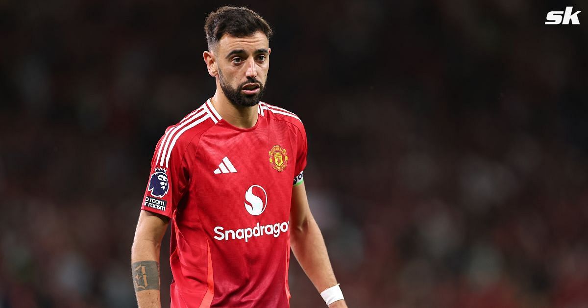 Bruno Fernandes in action for Manchester United 