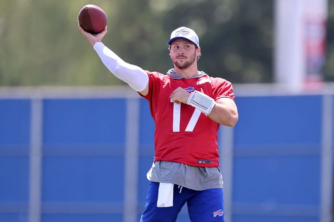Josh Allen spills the secret behind new mustache look for 2024 season