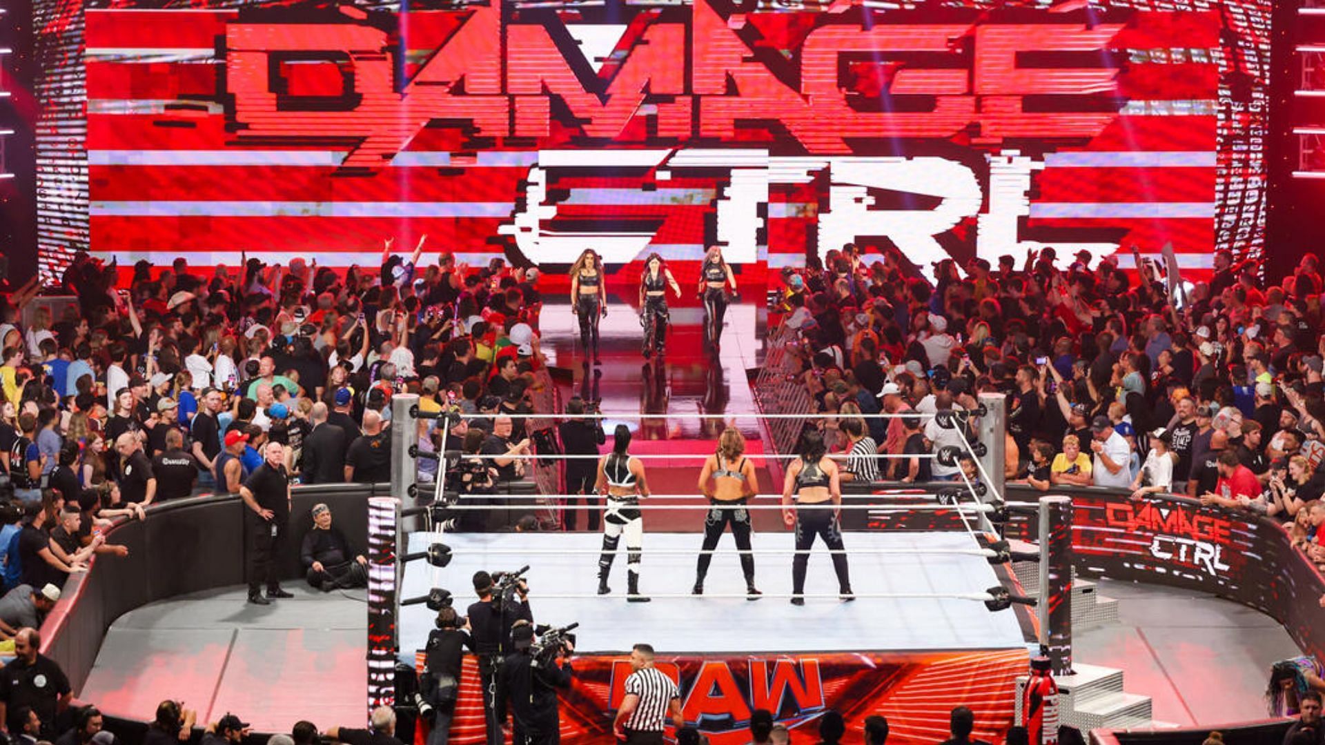 Damage CTRL battled in a title match this past Monday on RAW. [Photo: WWE.com]