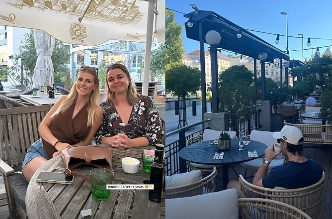 In Photos: Boone Jenner and his wife Maggie enjoy European vacation, reuniting with an old friend in Slovakia