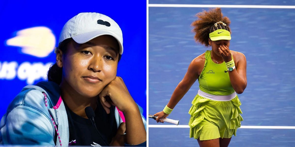 Naomi Osaka was emotional after beating Jelena Ostapenko at the US Open (Source: Getty)