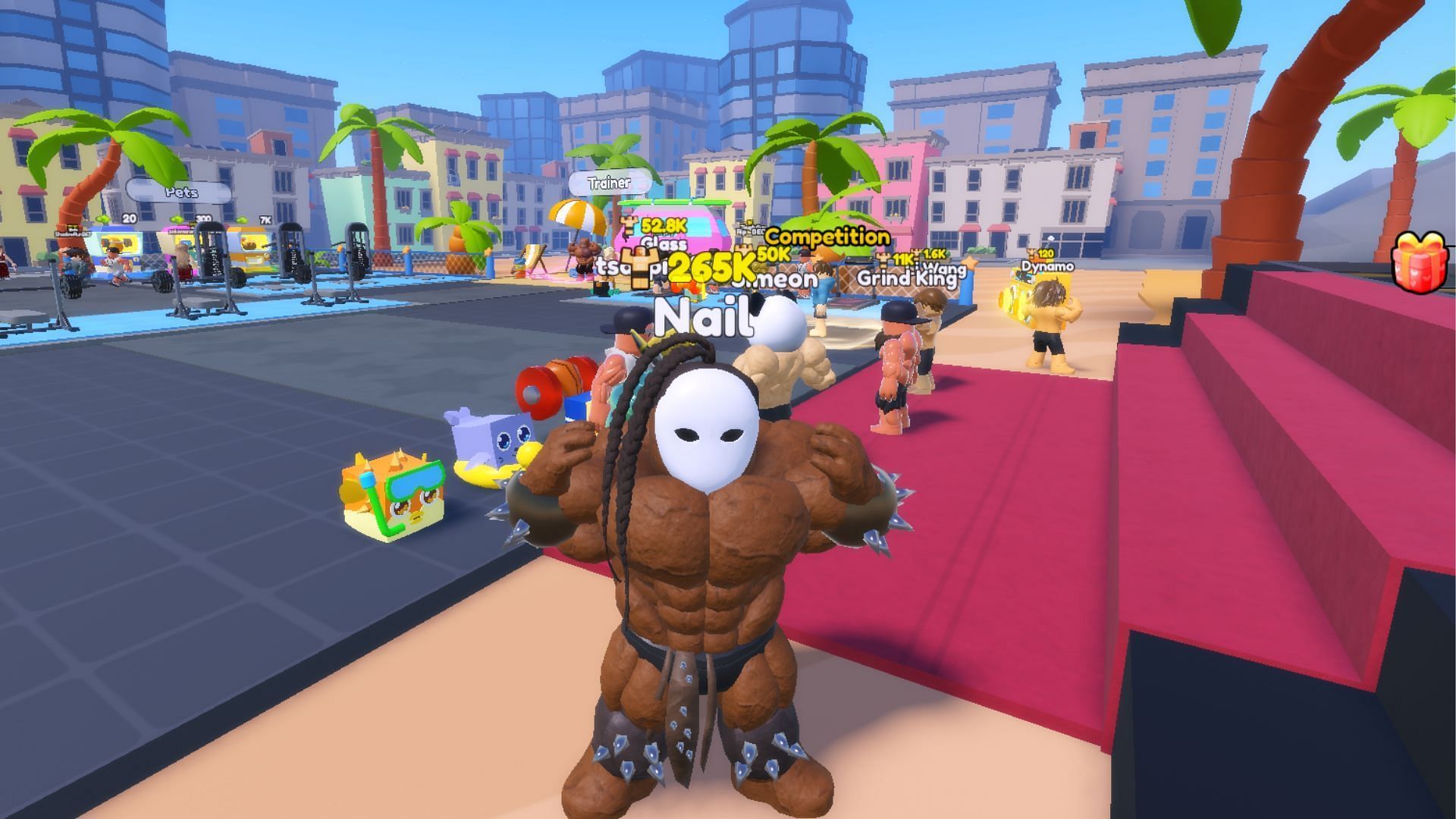 Feature image of how to beat Nail in Gym Star Simulator