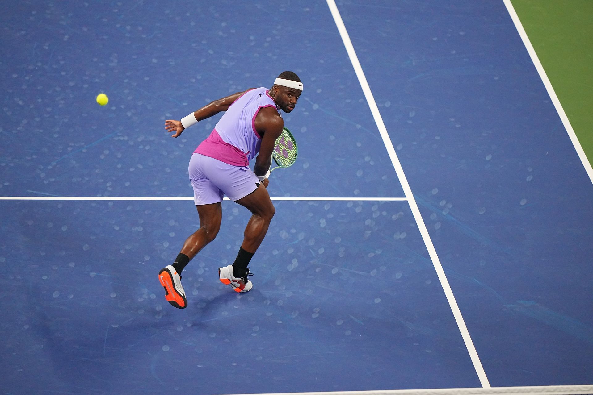 Frances Tiafoe in action at the US Open (Picture: Getty)