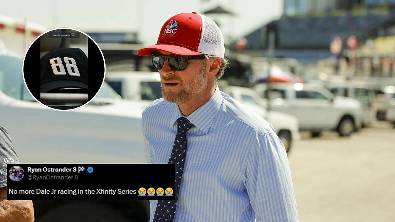 JR Motorsports owner Dale Earnhardt Jr. (Image Source: USA Today Sports, X/@@RyanOstrander_8 and X@JRMotorsports)