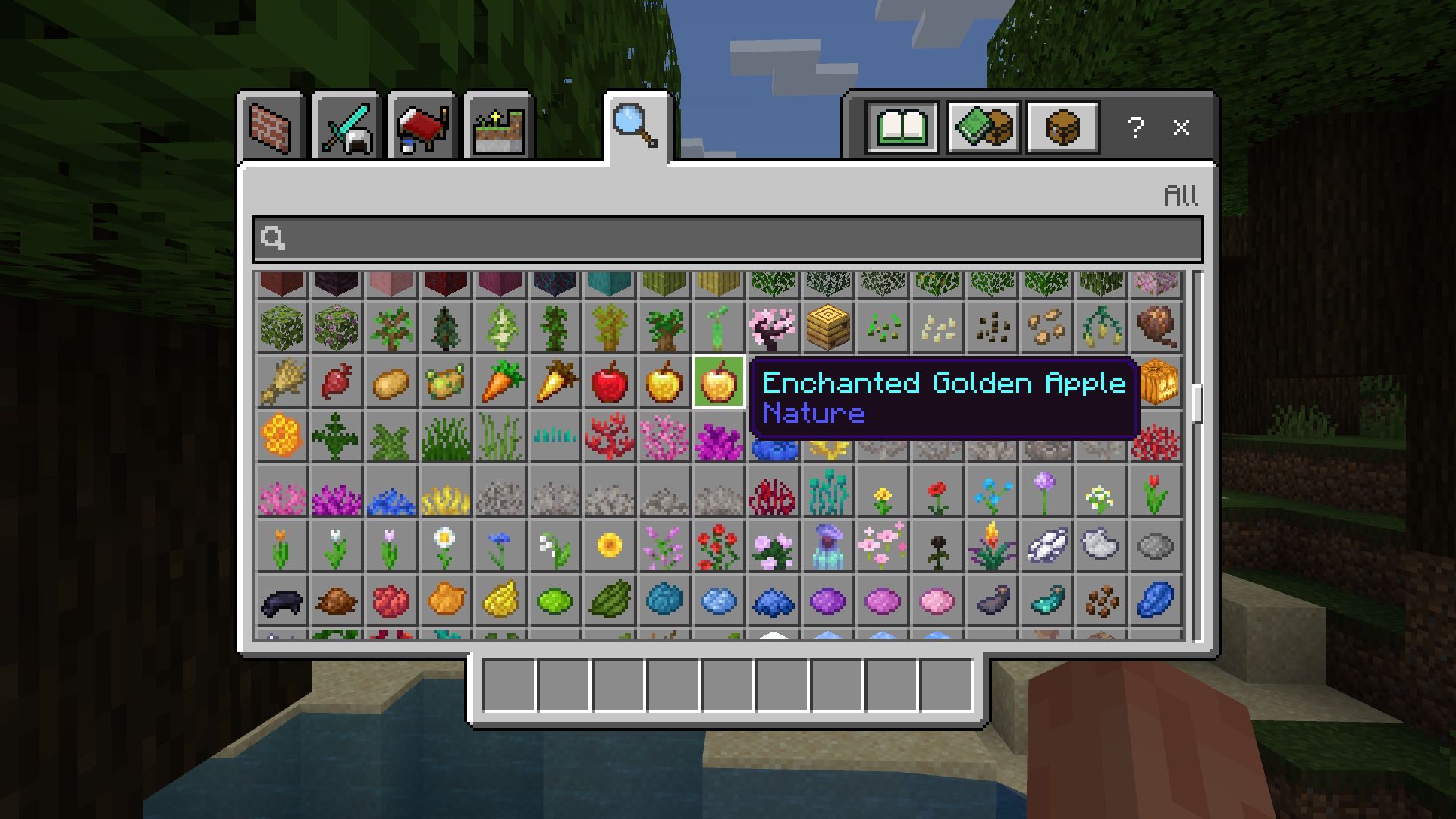 Several in-game items and blocks have been renamed to match Java Edition. (Image via Mojang)