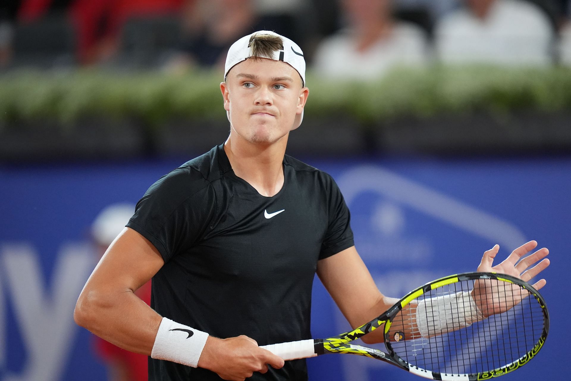 Holger Rune at the 2024 Hamburg Open (Picture via Getty)