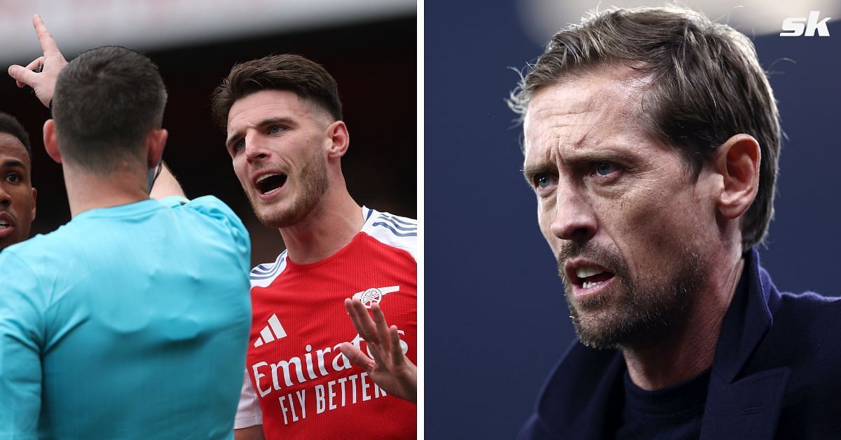 Peter Crouch delivers verdict on Declan Rice receiving red card in Arsenal draw with Brighton