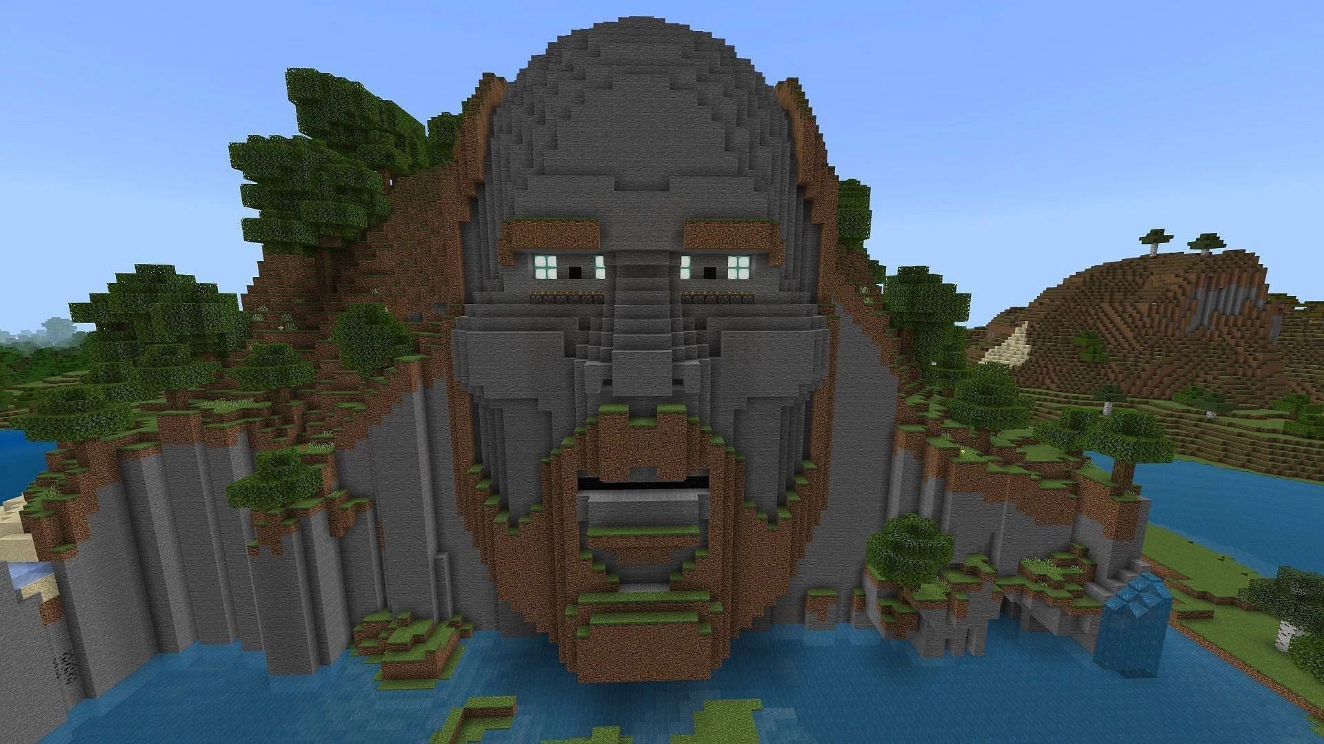 Temple of Notch in the game (Image via Mojang Studios)