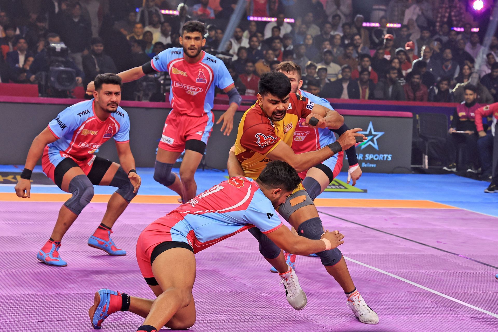 Jaipur Pink Panthers v Telugu Titans - Pro Kabaddi League - Source: Getty